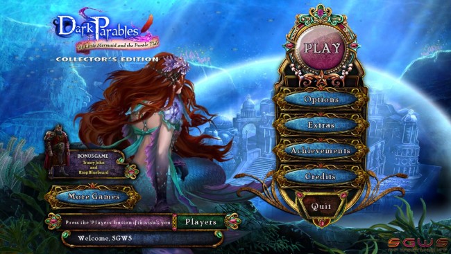 Dark Parables 8: The Little Mermaid And The Purple Tide Collector's Edition