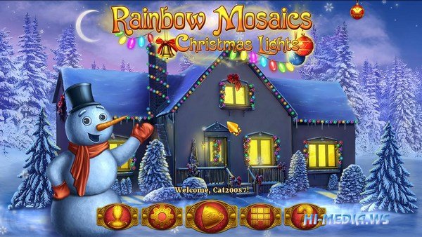 Rainbow Mosaics: Christmas Lights