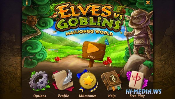 Elves VS Goblins: Mahjongg World