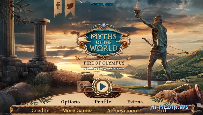 Myths Of The World 12: Fire Of Olympus Collectors Edition