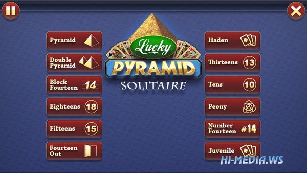 Lucky Pyramid Solitaire (2018)
