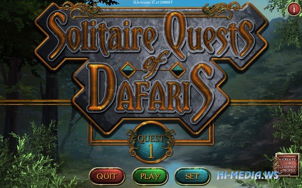 Solitaire Quests of Dafaris: Quest 1 (2020)